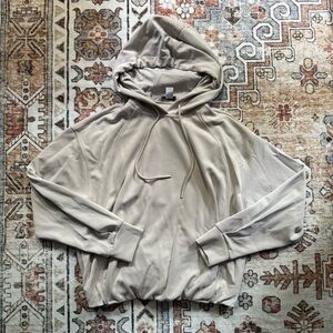 Athleta Light Tan Hooded Sweatshirt